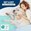 imageUtopia Bedding Waterproof Mattress Protector Twin Size Premium Terry Mattress Cover 200 GSM Breathable Fitted Style with Stretchable Pockets WhiteSpa Blue