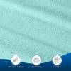 imageUtopia Bedding Waterproof Mattress Protector Twin Size Premium Terry Mattress Cover 200 GSM Breathable Fitted Style with Stretchable Pockets WhiteSpa Blue