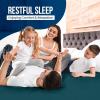 imageUtopia Bedding Waterproof Mattress Protector Twin Size Premium Terry Mattress Cover 200 GSM Breathable Fitted Style with Stretchable Pockets WhiteTeal