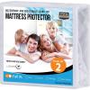 imageUtopia Bedding Waterproof Mattress Protector Twin Size Premium Terry Mattress Cover 200 GSM Breathable Fitted Style with Stretchable Pockets WhiteWhite