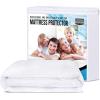 imageUtopia Bedding Waterproof Mattress Protector Twin Size Premium Terry Mattress Cover 200 GSM Breathable Fitted Style with Stretchable Pockets WhiteWhite