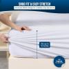 imageUtopia Bedding Waterproof Mattress Protector Twin Size Premium Terry Mattress Cover 200 GSM Breathable Fitted Style with Stretchable Pockets WhiteWhite