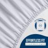 imageUtopia Bedding Waterproof Mattress Protector Twin Size Premium Terry Mattress Cover 200 GSM Breathable Fitted Style with Stretchable Pockets WhiteWhite