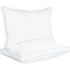 imageUtopia Bedding Bed Pillows for Sleeping Queen Size White Set of 2 Cooling Hotel Quality Gusseted Pillow for Back Stomach or Side SleepersWhite