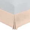 imageUtopia Bedding Full Bed Skirt  Soft Quadruple Pleated Ruffle  Easy Fit with 16 Inch Tailored Drop  Hotel Quality Shrinkage and Fade Resistant Full Beige