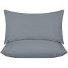 imageUtopia Bedding Throw Pillows Insert Pack of 2 White  18 x 18 Inches Bed and Couch Pillows  Indoor Decorative PillowGrey