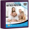 imageUtopia Bedding Waterproof Mattress Protector Twin Size Premium Terry Mattress Cover 200 GSM Breathable Fitted Style with Stretchable Pockets WhitePurple