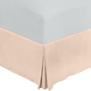imageUtopia Bedding Full Bed Skirt  Soft Quadruple Pleated Ruffle  Easy Fit with 16 Inch Tailored Drop  Hotel Quality Shrinkage and Fade Resistant Full Beige