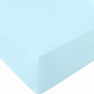 imageUtopia Bedding Queen Fitted Sheet  Bottom Sheet  Deep Pocket  Soft Microfiber  Shrinkage and Fade Resistant  Easy Care 1 Fitted Sheet Only GreyIce Blue