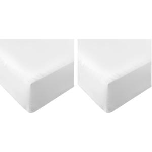 imageUtopia Bedding Queen Fitted Sheet  Bottom Sheet  Deep Pocket  Soft Microfiber  Shrinkage and Fade Resistant  Easy Care 1 Fitted Sheet Only GreyWhite