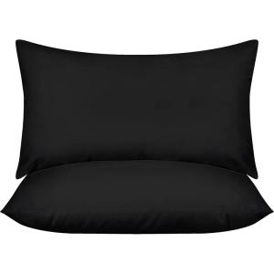 imageUtopia Bedding Throw Pillows Insert Pack of 2 White  18 x 18 Inches Bed and Couch Pillows  Indoor Decorative PillowBlack