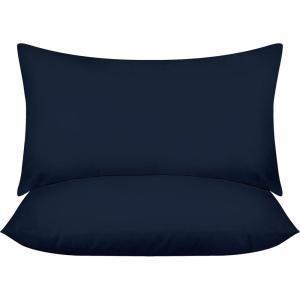 imageUtopia Bedding Throw Pillows Insert Pack of 2 White  18 x 18 Inches Bed and Couch Pillows  Indoor Decorative PillowNavy