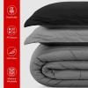 imageUtopia Bedding All Season Unicorn Comforter Set with 2 Pillow Cases 3 Piece Soft Brushed Microfiber Kids Bedding Set for BoysGirls Machine Washable TwinBlackGrey