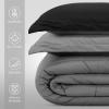imageUtopia Bedding All Season Unicorn Comforter Set with 2 Pillow Cases 3 Piece Soft Brushed Microfiber Kids Bedding Set for BoysGirls Machine Washable TwinBlackGrey