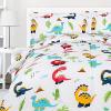 imageUtopia Bedding All Season Unicorn Comforter Set with 2 Pillow Cases 3 Piece Soft Brushed Microfiber Kids Bedding Set for BoysGirls Machine Washable TwinDinosaur
