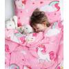 imageUtopia Bedding All Season Unicorn Comforter Set with 2 Pillow Cases 3 Piece Soft Brushed Microfiber Kids Bedding Set for BoysGirls Machine Washable TwinUnicorn