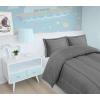imageUtopia Bedding All Season Unicorn Comforter Set with 2 Pillow Cases 3 Piece Soft Brushed Microfiber Kids Bedding Set for BoysGirls Machine Washable TwinGrey