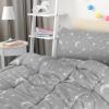 imageUtopia Bedding All Season Unicorn Comforter Set with 2 Pillow Cases 3 Piece Soft Brushed Microfiber Kids Bedding Set for BoysGirls Machine Washable TwinMoon Star