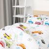 imageUtopia Bedding All Season Unicorn Comforter Set with 2 Pillow Cases 3 Piece Soft Brushed Microfiber Kids Bedding Set for BoysGirls Machine Washable TwinCar