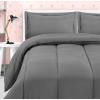 imageUtopia Bedding All Season Unicorn Comforter Set with 2 Pillow Cases 3 Piece Soft Brushed Microfiber Kids Bedding Set for BoysGirls Machine Washable TwinGrey