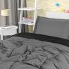 imageUtopia Bedding All Season Unicorn Comforter Set with 2 Pillow Cases 3 Piece Soft Brushed Microfiber Kids Bedding Set for BoysGirls Machine Washable TwinBlackGrey