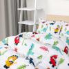 imageUtopia Bedding All Season Unicorn Comforter Set with 2 Pillow Cases 3 Piece Soft Brushed Microfiber Kids Bedding Set for BoysGirls Machine Washable TwinDinosaur