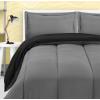 imageUtopia Bedding All Season Unicorn Comforter Set with 2 Pillow Cases 3 Piece Soft Brushed Microfiber Kids Bedding Set for BoysGirls Machine Washable TwinBlackGrey