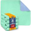 imageUtopia Bedding Changing Pad Liners Waterproof Bed Pads Washable 34x52 Inch  Bed Wetting Pads for Kids Waterproof Pads for Baby Quick Dry Nursing Pads Incontinence Bed Pads 4 Pack  PinkGreenBlue