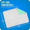 imageUtopia Bedding Changing Pad Liners Waterproof Bed Pads Washable 34x52 Inch  Bed Wetting Pads for Kids Waterproof Pads for Baby Quick Dry Nursing Pads Incontinence Bed Pads 4 Pack  PinkWhiteGreen