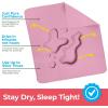 imageUtopia Bedding Changing Pad Liners Waterproof Bed Pads Washable 34x52 Inch  Bed Wetting Pads for Kids Waterproof Pads for Baby Quick Dry Nursing Pads Incontinence Bed Pads 4 Pack  PinkPink