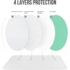 imageUtopia Bedding Changing Pad Liners Waterproof Bed Pads Washable 34x52 Inch  Bed Wetting Pads for Kids Waterproof Pads for Baby Quick Dry Nursing Pads Incontinence Bed Pads 4 Pack  PinkWhiteGreen