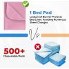 imageUtopia Bedding Changing Pad Liners Waterproof Bed Pads Washable 34x52 Inch  Bed Wetting Pads for Kids Waterproof Pads for Baby Quick Dry Nursing Pads Incontinence Bed Pads 4 Pack  PinkPink