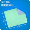 imageUtopia Bedding Changing Pad Liners Waterproof Bed Pads Washable 34x52 Inch  Bed Wetting Pads for Kids Waterproof Pads for Baby Quick Dry Nursing Pads Incontinence Bed Pads 4 Pack  PinkGreenBlue