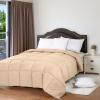imageUtopia Bedding Comforters Queen Size All Season Duvet Insert Down Alternative Box Stitched Bed Comforter with Corner Tabs Machine Washable WhiteBeige