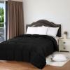 imageUtopia Bedding Comforters Queen Size All Season Duvet Insert Down Alternative Box Stitched Bed Comforter with Corner Tabs Machine Washable WhiteBlack