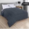 imageUtopia Bedding Comforters Queen Size All Season Duvet Insert Down Alternative Box Stitched Bed Comforter with Corner Tabs Machine Washable WhiteGrey
