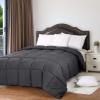 imageUtopia Bedding Comforters Queen Size All Season Duvet Insert Down Alternative Box Stitched Bed Comforter with Corner Tabs Machine Washable WhiteGrey