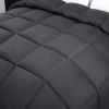imageUtopia Bedding Comforters Queen Size All Season Duvet Insert Down Alternative Box Stitched Bed Comforter with Corner Tabs Machine Washable WhiteGrey