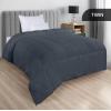imageUtopia Bedding Comforters Queen Size All Season Duvet Insert Down Alternative Box Stitched Bed Comforter with Corner Tabs Machine Washable WhiteGrey