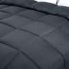 imageUtopia Bedding Comforters Queen Size All Season Duvet Insert Down Alternative Box Stitched Bed Comforter with Corner Tabs Machine Washable WhiteGrey