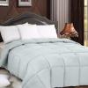 imageUtopia Bedding Comforters Queen Size All Season Duvet Insert Down Alternative Box Stitched Bed Comforter with Corner Tabs Machine Washable WhiteLight Grey