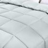 imageUtopia Bedding Comforters Queen Size All Season Duvet Insert Down Alternative Box Stitched Bed Comforter with Corner Tabs Machine Washable WhiteLight Grey