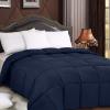imageUtopia Bedding Comforters Queen Size All Season Duvet Insert Down Alternative Box Stitched Bed Comforter with Corner Tabs Machine Washable WhiteNavy