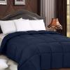 imageUtopia Bedding Comforters Queen Size All Season Duvet Insert Down Alternative Box Stitched Bed Comforter with Corner Tabs Machine Washable WhiteNavy
