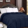 imageUtopia Bedding Comforters Queen Size All Season Duvet Insert Down Alternative Box Stitched Bed Comforter with Corner Tabs Machine Washable WhiteNavy
