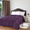imageUtopia Bedding Comforters Queen Size All Season Duvet Insert Down Alternative Box Stitched Bed Comforter with Corner Tabs Machine Washable WhitePlum