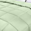 imageUtopia Bedding Comforters Queen Size All Season Duvet Insert Down Alternative Box Stitched Bed Comforter with Corner Tabs Machine Washable WhiteSage Green