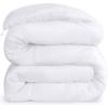 imageUtopia Bedding Comforters Queen Size All Season Duvet Insert Down Alternative Box Stitched Bed Comforter with Corner Tabs Machine Washable WhiteWhite