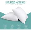 imageUtopia Bedding Pillows Standard Size Set of 2 White 950 Grams Filled Hotel Pillows Cooling Pillow for Side Back or Stomach SleepersEuropean Pack of 8
