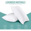 imageUtopia Bedding Pillows Standard Size Set of 2 White 950 Grams Filled Hotel Pillows Cooling Pillow for Side Back or Stomach SleepersStandard Pack of 2